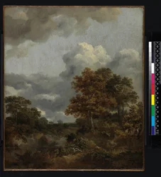 Paisagem com piscina, 1746-1747