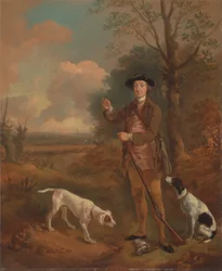 Major John Dade, de Tannington, Suffolk, ca. 1755.