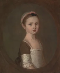 Miss Susanna Gardiner 1752-1818, entre 1758 e 1759.