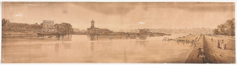 Uma seleção das vinte das vistas mais pitorescas de Paris, 1802.
