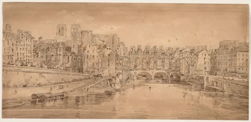 Uma seleção das vinte das vistas mais pitorescas de Paris, 1802.