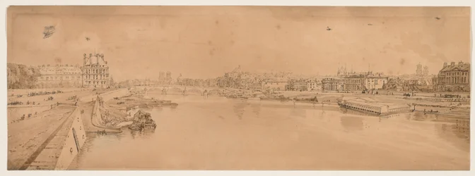 Uma seleção das vinte das vistas mais pitorescas de Paris, 1802.