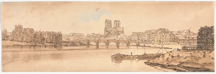 Uma seleção das vinte das vistas mais pitorescas de Paris, 1802.