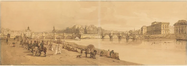 Vista da Pont Neuf, da Casa da Moeda, etc.: pl.8