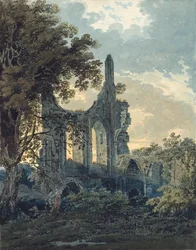 Byland Abbey, Yorkshire, c1793