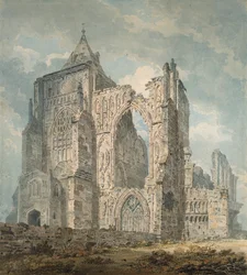 Abadia de Crowland, Lincolnshire, c1793