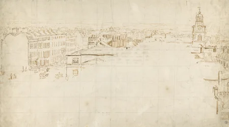 Sketch for the Eidometropolis, c.1801 (tinta sobre papel)