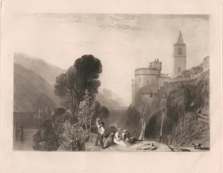 Castelo de Dartmouth, no Rio Dardo