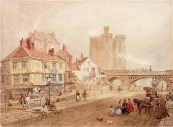 Rua de São Nicolau, Newcastle upon Tyne (bodycolour)