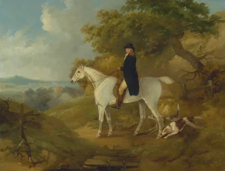 George Morland no seu Hunter