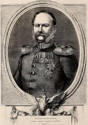 Sua Majestade o Rei da Prússia, coroado ontem (sexta-feira) em Konigsberg