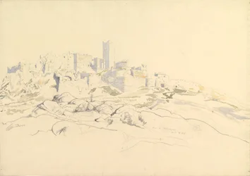 A Acrópole do Areópago, Atenas, 24 de abril de 1846.