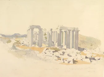 O Templo de Apolo em Bassae, 1843.