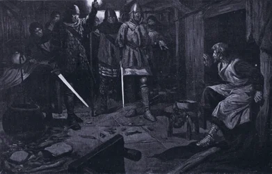 A captura de William Wallace AD1305 (litografia)