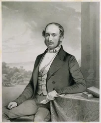 Príncipe Albert (1819-61), de &39;Retratos de Membros Honorários do Museu de Ipswich&39;, publicado por George Ransome, 1851 (litografia)