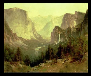 Caça em Yosemite, 1890