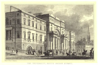 The University, South Bridge Street (gravura)
