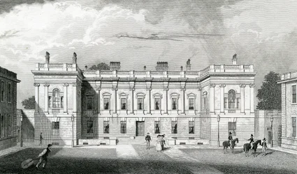 Casa de Burlington, Acadamia Real de Artes, Piccadilly, Londres, c.1829-31