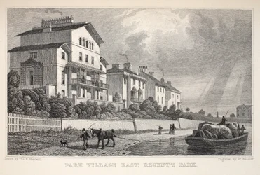 Park Village East, Regent&39;s Park, do pub "London and its Environs in the 19th Century". Jones und Co., 1827-1829