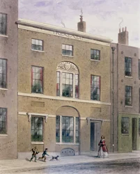 Salão de encanadores em Great Bush Lane, Cannon Street, 1851