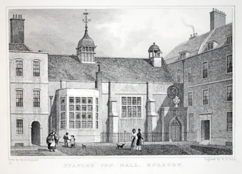 Staples &39;Inn, Holborn, do pub&39; London and its Environs in the 19th Century &39;. Jones und Co., 1827-1829