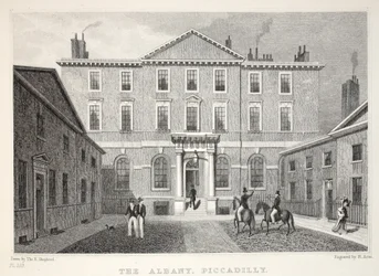 A Albany, Piccadilly, do pub "London and its Environs in the 19th Century". Jones und Co., 1827-1829