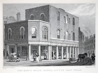 O King&39;s Weigh-House, do pub "Londres e seus arredores no século XIX". Jones und Co., 1827-1829