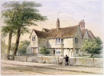 A casa reitorial, Newington Butts, 1852
