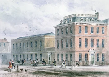 Vista, de, soho, quadrado, e, Carlisle, casa