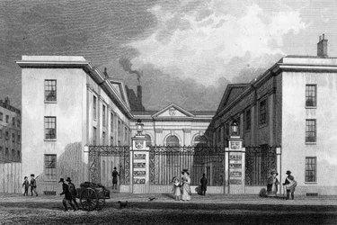 Salão dos Vintners, Upper Thames Street, impressão feita por R. Acon, c.1829-31