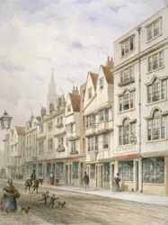 Wych Street, Westminster, Londres, c1850