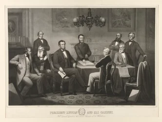 Presidente Lincoln e seu Gabinete