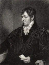 Richard Porson, gravado por W. Holl, de &39;National Portrait Gallery, volume II&39;, publicado c.1835