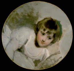 Uma criança (óleo sobre tela)