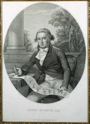 Henry William Bunbury, gravado por Thomas Ryder (1746-1810) 1789