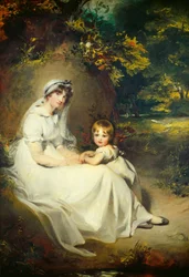 Lady Mary Templetown e seu filho mais velho, 1802.
