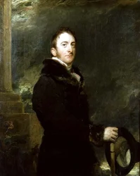 Retrato de Cropley Ashley Cooper, 6º Conde de Shaftesbury