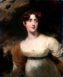 Retrato da senhora Raglan de Milady Emily Harriet Wellesley-Polo, 1814.
