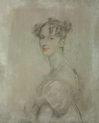 Retrato da princesa Dorothea por Lieven Daria Khristoforovna Lieven, née Benckendorff 1785-1857, ca 1812