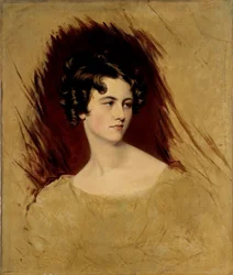 Retrato da princesa Clementine von Metternich 1804-1820.