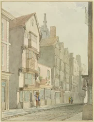 Mary-le-Port Street (aguarela sobre papel)