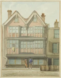 Old Houses in West Side, Marsh Street (aguarela sobre papel)