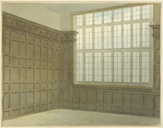 Quarto no lado Norte da Casa da Moeda, agora Hospital São Pedro (aguarela sobre papel)