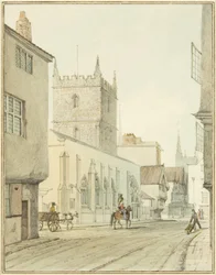 Igreja de São Pedro e Vigário (aguarela sobre papel)