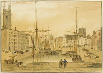 Vista da Ponte de Pedra, Cabeça de Cais (St Giles