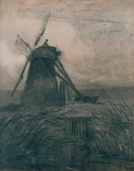 Um moinho de pântano, c1840