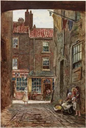 Holmes &39;Wharf, Sunderland (aguarela sobre papel)