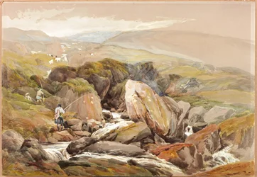 Uma vista nas terras altas (bodycolour)