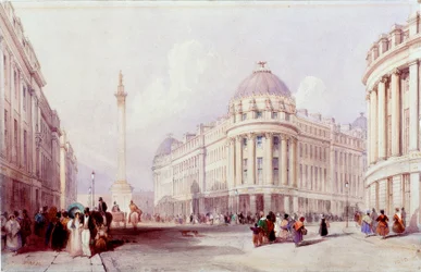 Grainger Street, Newcastle upon Tyne (bodycolour)