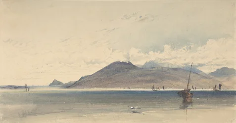 Ilha de Arran, amanhecer, 1830-39.